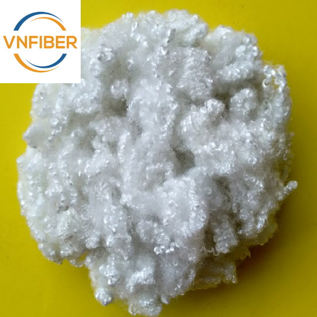White Polyester fiberfill stuffing - VNFIBER, Recycled Polyester Staple  Fiber (PSF)