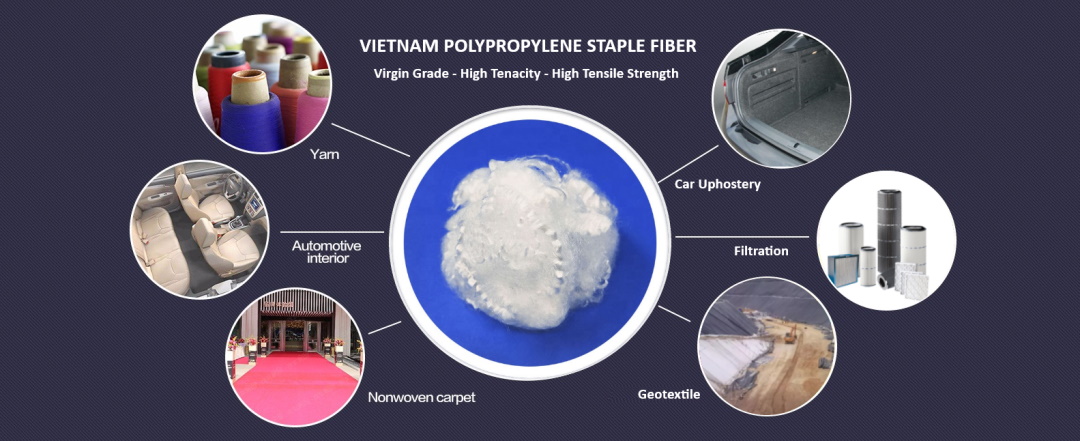 Viet Nam Polypropylene Staple Fiber PPSF